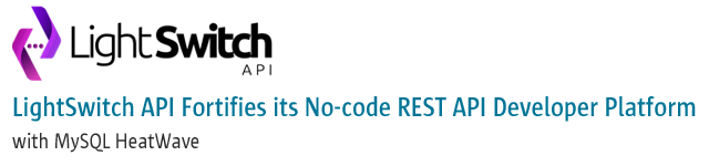 LightSwitch API