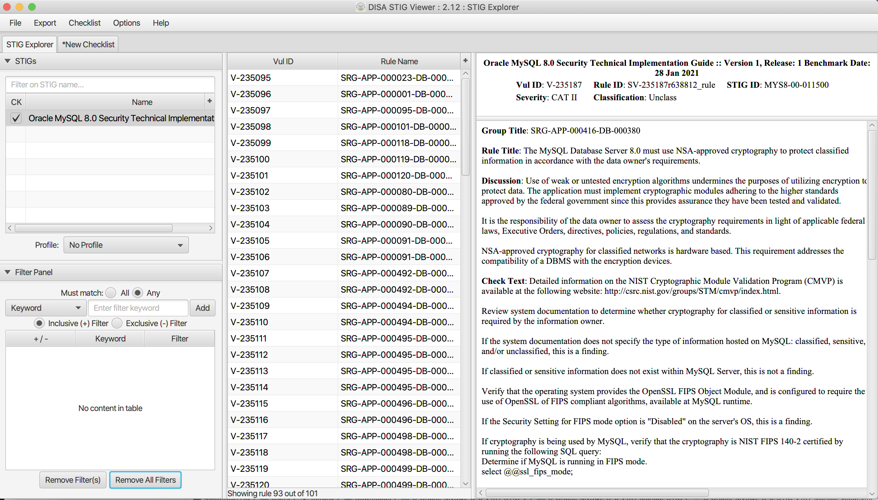 Grænseværdi slump Mordrin MySQL :: MySQL Security Technical Implementation Guide (STIG)