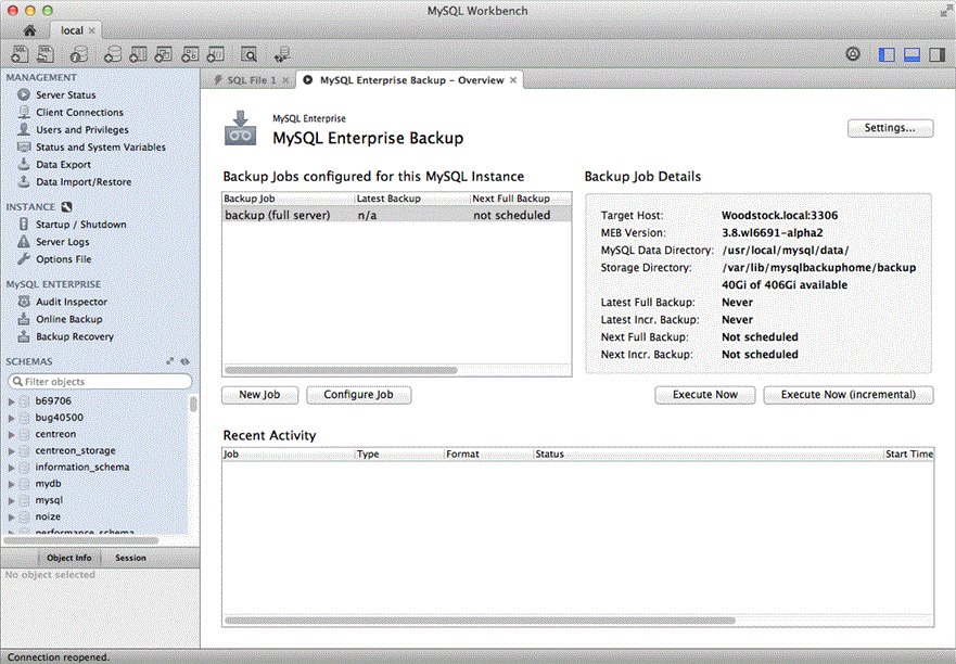 Mysql workbench macos