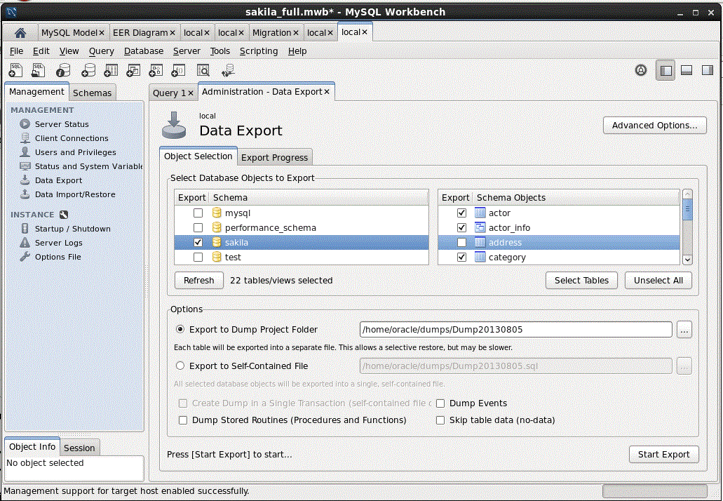 create database mysql workbench