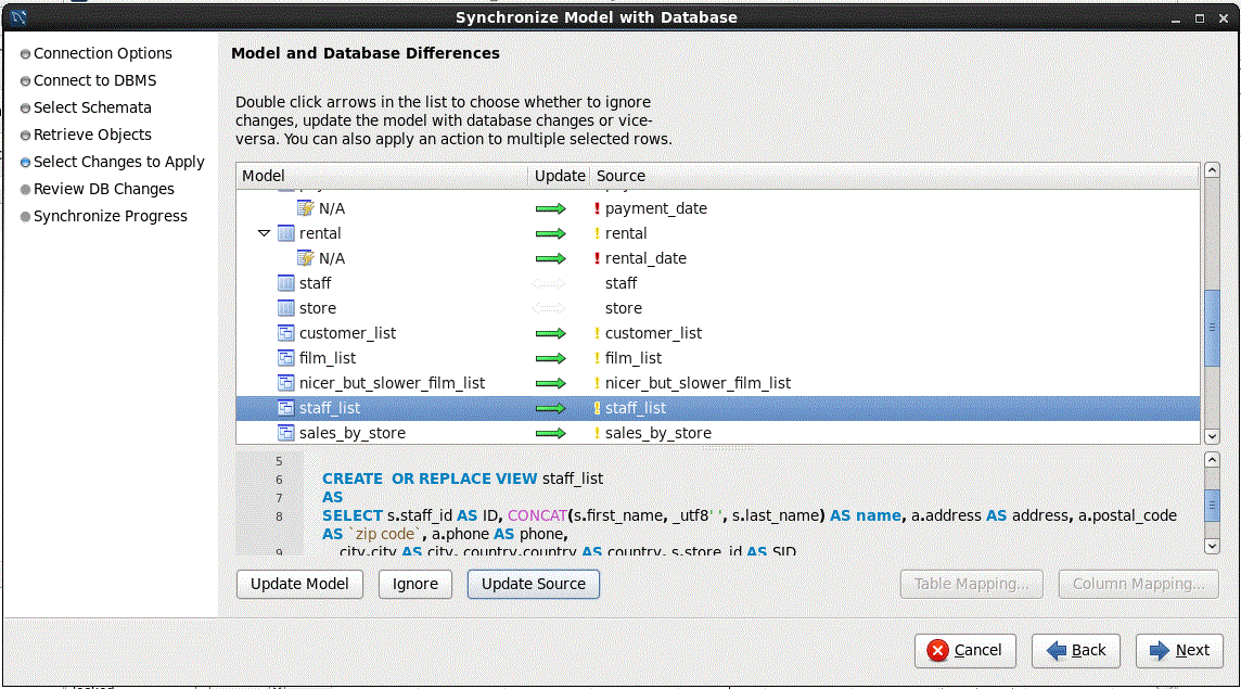 Update De Un Select Mysql Database