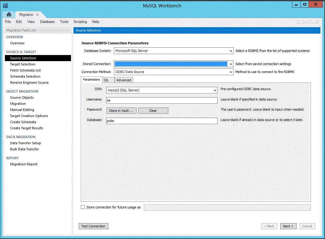 MySQL :: MySQL Workbench: Database Migration