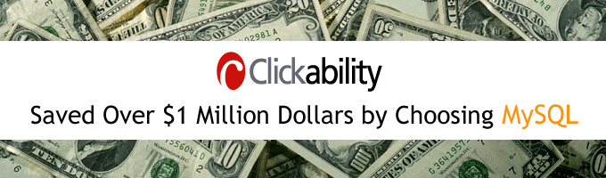 Clickability Saved over $1 Million Dollars by Choosing MySQL